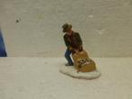lemax lugging floor kerstdorp poppetje figurine accessoire, Diversen, Kerst, Ophalen of Verzenden, Zo goed als nieuw