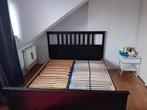 Ikea bed, Huis en Inrichting, Slaapkamer | Bedden, 160 cm, Gebruikt, Bruin, Hout