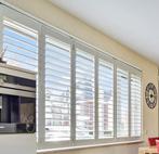 Houten shutters diverse maten, Ophalen, Gebruikt, Wit, 100 tot 150 cm