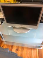 TV Tafel / Salontafel - Glas & Metaal, Ophalen, Gebruikt, 100 tot 150 cm, Glas
