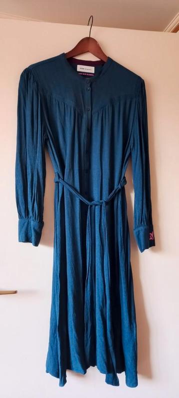 Te koop: POM Amsterdam blousejurk petrol maat 44 als nieuw!! beschikbaar voor biedingen