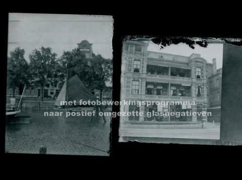 Partij stereofoto's + glasnegatieven van de Ven Dordrecht, Verzamelen, Foto's en Prenten, Gebruikt, Overige onderwerpen, Voor 1940