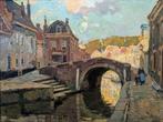 BEN VIEGERS | De Vischbrug in Woerden, Antiek en Kunst, Kunst | Schilderijen | Klassiek, Ophalen