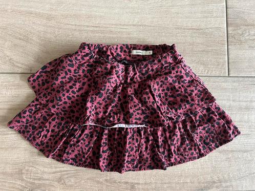 Name It rokje donker rood stippen maat 116, Kinderen en Baby's, Kinderkleding | Maat 116, Zo goed als nieuw, Meisje, Jurk of Rok