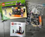 Lego minecraft 21242 de eindarena, Kinderen en Baby's, Speelgoed | Duplo en Lego, Ophalen of Verzenden, Zo goed als nieuw, Complete set