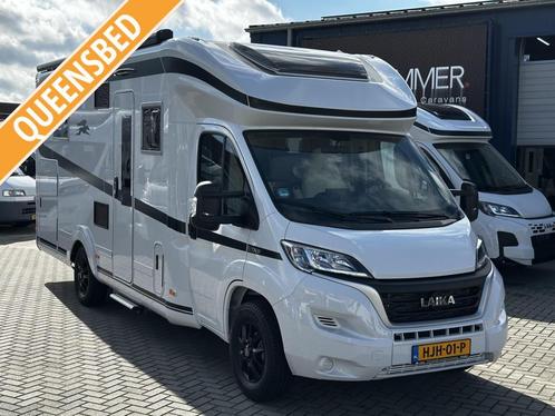 Laika Ecovip L 4012 ds queensbed+vlakke vloer compleet prijs, Caravans en Kamperen, Campers, Bedrijf, tot en met 4, Half-integraal