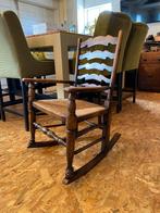 Antiek Engels Schommelstoeltje Eiken, Huis en Inrichting, Gebruikt, Bruin, Ophalen of Verzenden, Eén