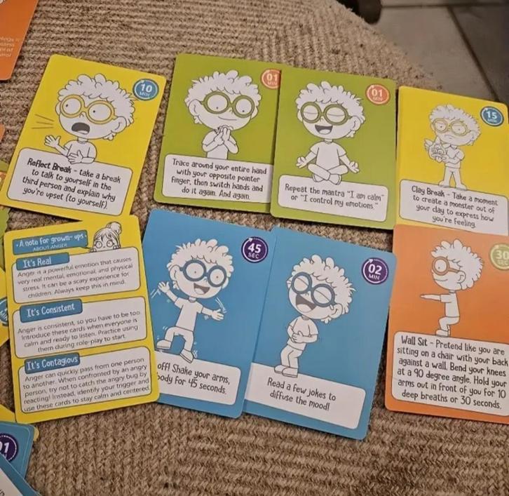 Anger Management Kaarten Kind Rust, Emoties & Mindset, Boeken, Advies, Hulp en Training, Nieuw, Verzenden