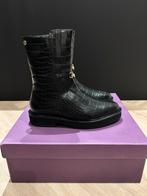 Nieuwe laarzen Copenhagen Shoes, zwart/croco, maat 37, Zwart, Lage of Enkellaarzen, Nieuw, Ophalen of Verzenden