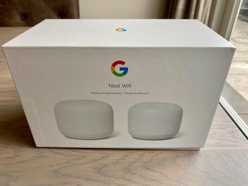 Google Nest Wifi Router + Wifi Punt beschikbaar voor biedingen