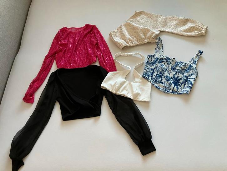 Pakket met 5 tops maat XS, Kleding | Dames, Dames-kledingpakketten, Zo goed als nieuw, Maat 34 (XS) of kleiner, Ophalen of Verzenden