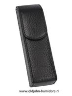 SIGAREN ETUI / SIGARENKOKER VAN ADORINI  - LEER- ZWART sk82, Verzenden, Nieuw, Tabaksdoos of Verpakking