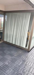 Inbetween gordijnen naturel / ecru dubbele plooi, Huis en Inrichting, Ophalen of Verzenden, Gebruikt