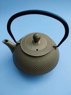 Nieuw gouden Japanse gietijzeren theepot  dots, Ophalen of Verzenden, Nieuw, Gietijzer