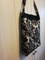 Tas zwart wit barok, tote bag, Sieraden, Tassen en Uiterlijk, Tassen | Damestassen, Ophalen of Verzenden, Nieuw, Zwart, Overige typen