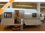 Knaus Sport 450 FU: nieuwste model Knaus Sport met fransbed, Caravans en Kamperen, Caravans, Rondzit, Bedrijf, Overige typen, Schokbreker