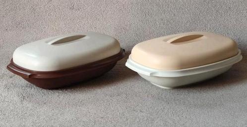 Vintage Tupperware stoomschaal - 2 stuks 1273-13 en 1273-14, Huis en Inrichting, Keuken | Tupperware, Gebruikt, Schaal, Ophalen of Verzenden