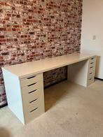 IKEA LAGKAPTEN / ALEX Bureau - Wit 200x60 cm, Huis en Inrichting, Bureaus, Ophalen, Gebruikt, Bureau