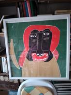 Ingekleurde tekening, Antiek en Kunst, Ophalen of Verzenden