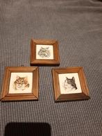 Kleine Tegeltjes met Katten, Ophalen of Verzenden