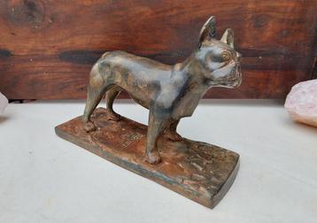 Bronzen Franse Bulldog van P. Chenet / Franse Bulldog