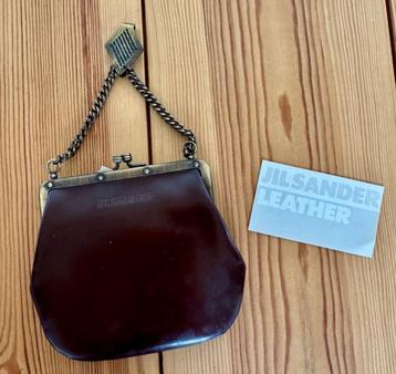 Jill Sander tasje / clutch / waist bag - Bruin Leer beschikbaar voor biedingen