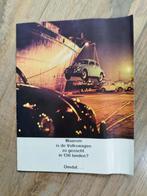 Volkswagen Kever Brochure 1963 - Nederlands, Boeken, Auto's | Folders en Tijdschriften, Gelezen, Volkswagen, Ophalen of Verzenden