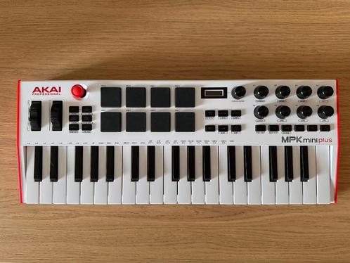 AKAI Professional MPK Mini Plus in White, Muziek en Instrumenten, Midi-apparatuur, Zo goed als nieuw, Ophalen of Verzenden