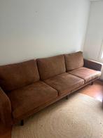 Cognac kleur bank, Huis en Inrichting, 250 tot 300 cm, Gebruikt, Driepersoons, 75 tot 100 cm