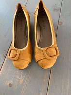 Dames schoenen okergeel, Geel, Zo goed als nieuw, Ballerina's, Ophalen of Verzenden