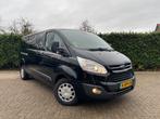 Ford Transit Custom Kombi 9-PERS! Marge! Incl.BTW! Lengte 2!, Auto's, Ford, Voorwielaandrijving, 1995 cc, 255 €/maand, Zwart