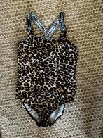 Leuk en fijn badpak met panterprint maat 134-140, Meisje, Badpak, Ophalen of Verzenden, Zo goed als nieuw