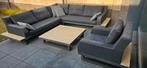 LIFE loungeset – hoekbank + fauteuil + tafel, Tuin en Terras, Tuinsets en Loungesets, Gebruikt, 6 zitplaatsen, Aluminium, Ophalen of Verzenden