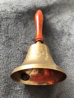 Mooie oude schoolbel, vergaderbel tafelbel handbel - antiek, Antiek en Kunst, Antiek | Koper en Brons, Ophalen