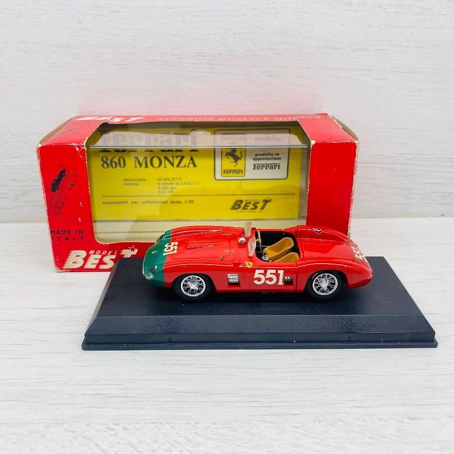 Best Model 1:43 | Ferrari 860 Monza Mille Miglia 1956 #551, Ophalen of Verzenden, Zo goed als nieuw, Auto, Overige merken