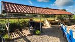 Grote overkapping met metalen constructie., Tuin en Terras, Overkappingen, Ophalen, Gebruikt
