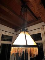 Art deco jaren 20-30 Hanglamp, Huis en Inrichting, Lampen | Hanglampen, Ophalen of Verzenden, Gebruikt, Glas, 50 tot 75 cm