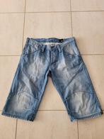 Korte spijkerbroek Jack & Jones, maat L, Blauw, Ophalen of Verzenden, Zo goed als nieuw, W33 - W34 (confectie 48/50)