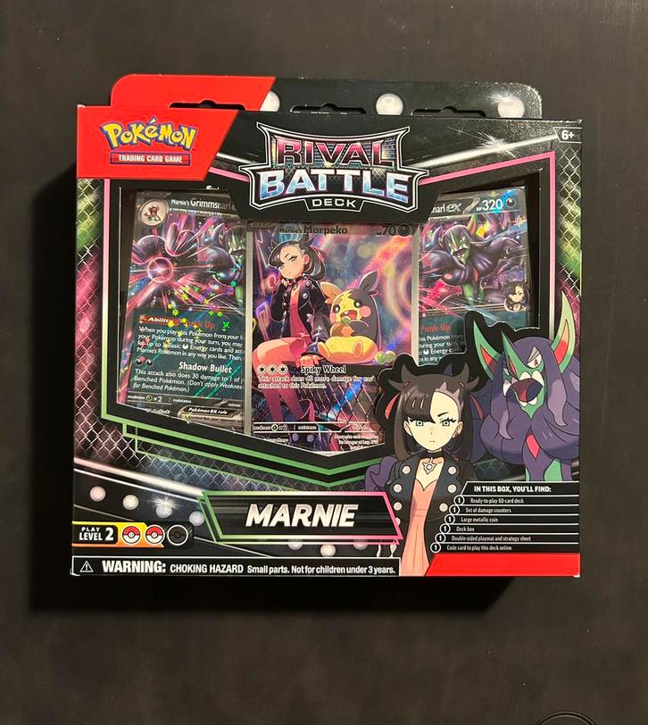 Pokemon - Marnie’s Battle deck, Hobby en Vrije tijd, Verzamelkaartspellen | Pokémon, Zo goed als nieuw, Ophalen of Verzenden