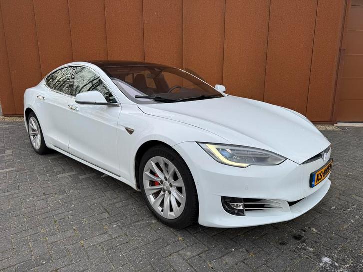 Tesla Model S 2016 Wit, Auto's, Tesla, Particulier, Model S, 4x4, Achteruitrijcamera, Adaptieve lichten, Airbags, Airconditioning