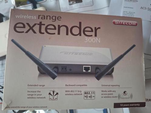Sitecom Wireless Range Extender 300N, Computers en Software, Accesspoints, Zo goed als nieuw, Ophalen of Verzenden