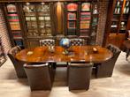 Heldense exclusieve Uitschuifbare Ovale eettafel, Huis en Inrichting, Ophalen, Gosem engelsstraat 7 elim, Info@chesterfieldjunkie.nl