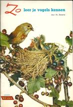 Zo leer je vogels kennen deel 1- Ko Zweeres uitgave Rizla+., Boeken, Verzenden, Zo goed als nieuw, Vogels