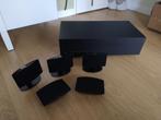 Jamo A101 HCS 5 - 5.1 Speakerset - Zwart, Gebruikt, Ophalen of Verzenden, Complete surroundset, 120 watt of meer