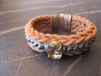 Exoal armband bruin met steen maat S (18cm), Sieraden, Tassen en Uiterlijk, Armbanden, Ophalen of Verzenden, Zo goed als nieuw