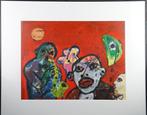 Hans Truijen (1928-2005) Gouache en Zeefdruk (1) in boek, Antiek en Kunst, Ophalen