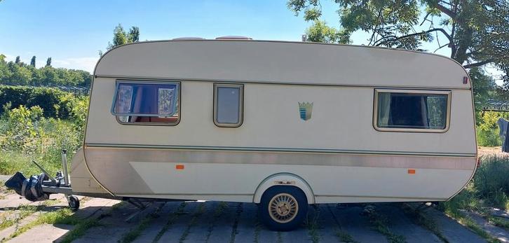 Tabbert Comtesse de Luxe ~ 1982 caravan, Caravans en Kamperen, Caravans, Particulier, tot en met 4, 750 - 1000 kg, Rondzit, Tabbert