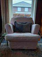 Lichtroze fauteuil, Riviera Maison., Ophalen, 75 tot 100 cm, Zo goed als nieuw, Stof