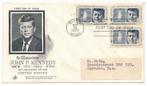 John F. Kennedy First day of Issue 1964 enveloppe postzegels, Postzegels en Munten, Postzegels | Eerstedagenveloppen, Verzenden