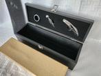 wijnkistjes zwart met 3 stuks accessoires, Ophalen of Verzenden, Nieuw, Overige gebieden, Overige typen